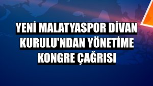 Yeni Malatyaspor Divan Kurulu'ndan yönetime kongre çağrısı