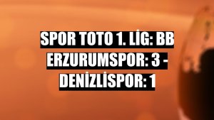 Spor Toto 1. Lig: BB Erzurumspor: 3 - Denizlispor: 1