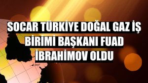 SOCAR Türkiye Doğal Gaz İş Birimi Başkanı Fuad İbrahimov oldu