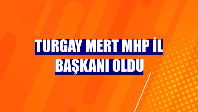 Turgay Mert MHP İl Başkanı oldu