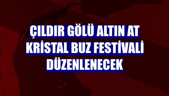 Çıldır Gölü Altın At Kristal Buz Festivali düzenlenecek