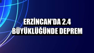 Erzincan'da 2.4 büyüklüğünde deprem