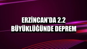 Erzincan'da 2.2 büyüklüğünde deprem