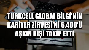 Turkcell Global Bilgi'nin Kariyer Zirvesi'ni 6.400'ü aşkın kişi takip etti