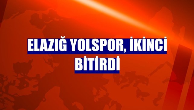 Elazığ Yolspor, ikinci bitirdi