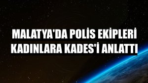 Malatya'da polis ekipleri kadınlara KADES'i anlattı