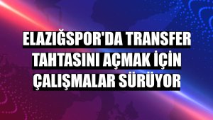 Elazığspor'da transfer tahtasını açmak için çalışmalar sürüyor