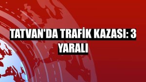 Tatvan'da trafik kazası: 3 yaralı