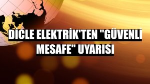 Dicle Elektrik'ten 'güvenli mesafe' uyarısı