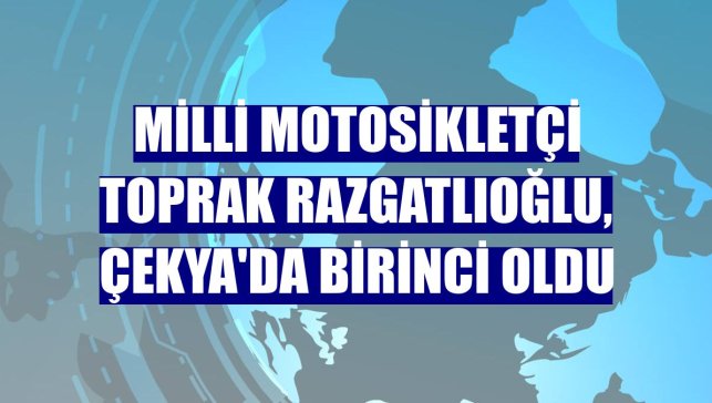 Milli motosikletçi Toprak Razgatlıoğlu, Çekya'da birinci oldu