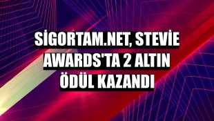 Sigortam.net, Stevie Awards'ta 2 altın ödül kazandı