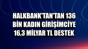 Halkbank'tan'tan 136 bin kadın girişimciye 16,3 milyar TL destek