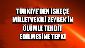 Türkiye'den İskeçe Milletvekili Zeybek'in ölümle tehdit edilmesine tepki