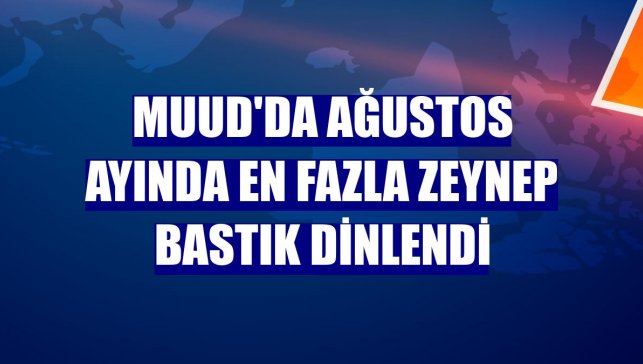 Muud'da ağustos ayında en fazla Zeynep Bastık dinlendi