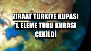 Ziraat Türkiye Kupası 1. Eleme Turu kurası çekildi