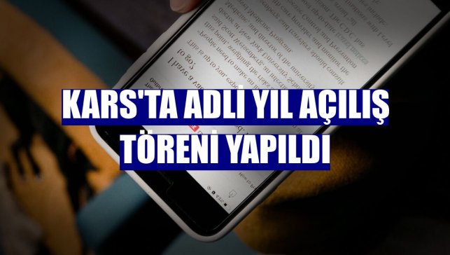 Kars'ta adli yıl açılış töreni yapıldı