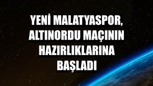 Yeni Malatyaspor, Altınordu maçının hazırlıklarına başladı