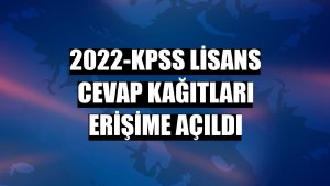 2022-KPSS Lisans cevap kağıtları erişime açıldı