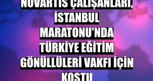 Novartis çalışanları, İstanbul Maratonu'nda Türkiye Eğitim Gönüllüleri Vakfı için koştu
