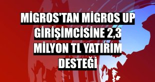 Migros'tan Migros Up girişimcisine 2,3 milyon TL yatırım desteği