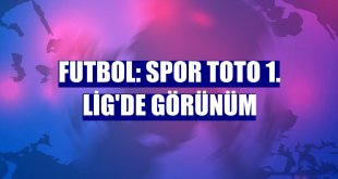 Futbol: Spor Toto 1. Lig'de görünüm
