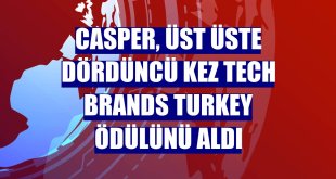 Casper, üst üste dördüncü kez Tech Brands Turkey ödülünü aldı