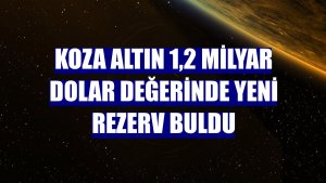 Koza Altın 1,2 milyar dolar değerinde yeni rezerv buldu