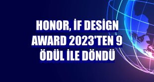 Honor, iF Design Award 2023'ten 9 ödül ile döndü