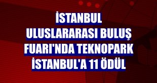 İstanbul Uluslararası Buluş Fuarı'nda Teknopark İstanbul'a 11 ödül