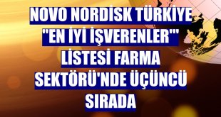 Novo Nordisk Türkiye 'En İyi İşverenler'' listesi Farma Sektörü'nde üçüncü sırada