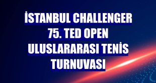İstanbul Challenger 75. TED Open Uluslararası Tenis Turnuvası