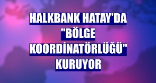 Halkbank Hatay'da 'Bölge Koordinatörlüğü' kuruyor