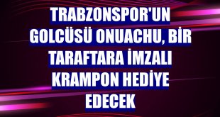 Trabzonspor'un golcüsü Onuachu, bir taraftara imzalı krampon hediye edecek