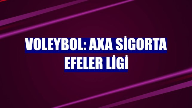 Voleybol: AXA Sigorta Efeler Ligi