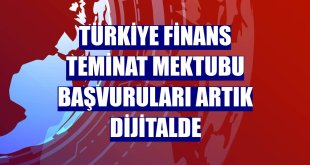 Türkiye Finans teminat mektubu başvuruları artık dijitalde