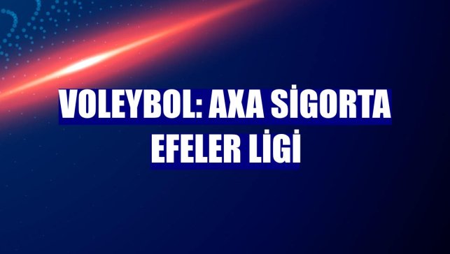 Voleybol: AXA Sigorta Efeler Ligi