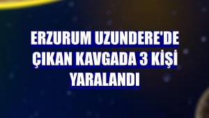 Erzurum Uzundere'de çıkan kavgada 3 kişi yaralandı