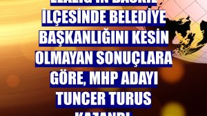 Elazığ'ın Baskil ilçesinde belediye başkanlığını kesin olmayan sonuçlara göre, MHP adayı Tuncer Turus kazandı.