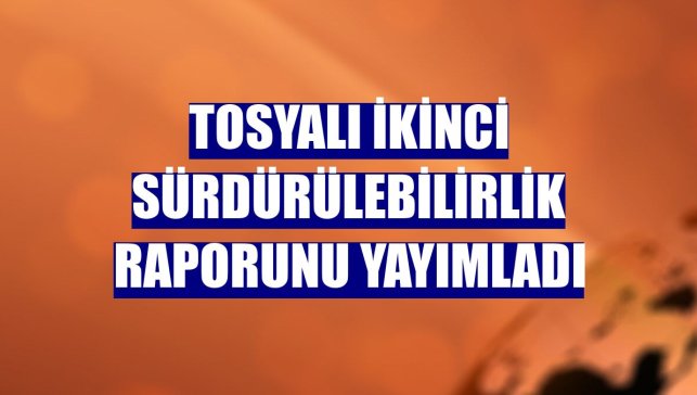 Tosyalı ikinci sürdürülebilirlik raporunu yayımladı