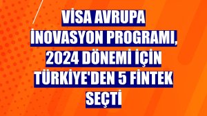 Visa Avrupa İnovasyon Programı, 2024 dönemi için Türkiye'den 5 fintek seçti