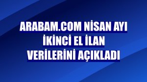 arabam.com nisan ayı ikinci el ilan verilerini açıkladı