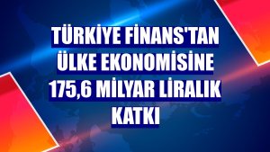 Türkiye Finans'tan ülke ekonomisine 175,6 milyar liralık katkı