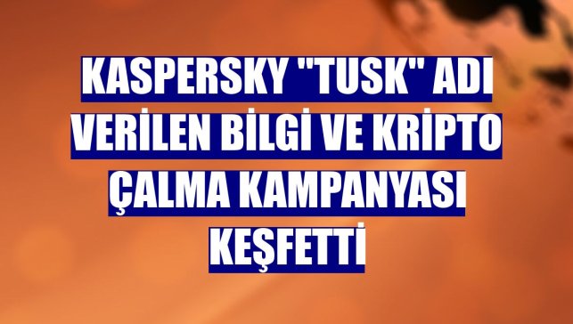 Kaspersky "Tusk" adı verilen bilgi ve kripto çalma kampanyası keşfetti