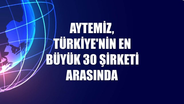 Aytemiz, Türkiye'nin en büyük 30 şirketi arasında