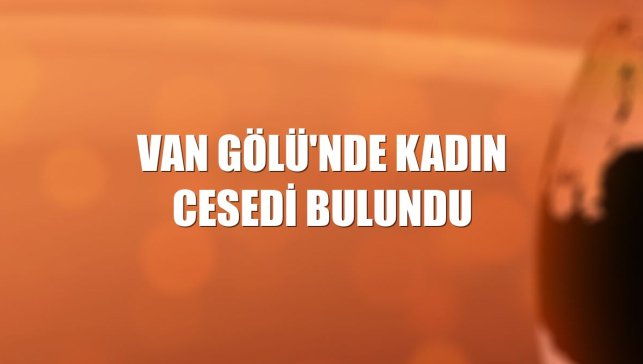 Van Gölü'nde kadın cesedi bulundu
