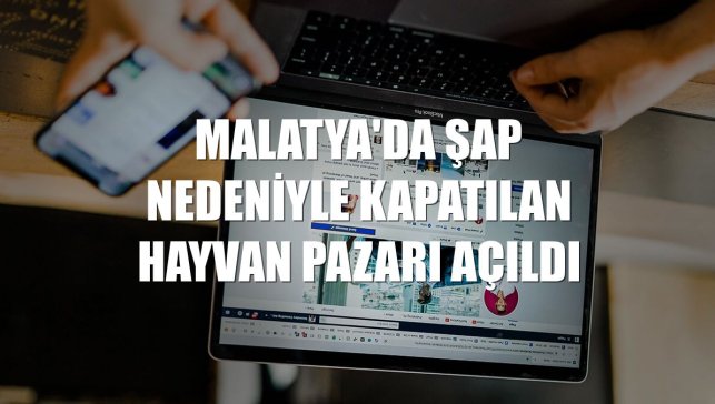 Malatya'da şap nedeniyle kapatılan hayvan pazarı açıldı