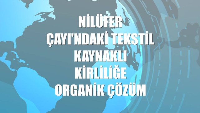 Nilüfer Çayı'ndaki tekstil kaynaklı kirliliğe organik çözüm
