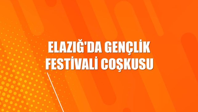 Elazığ'da Gençlik Festivali coşkusu
