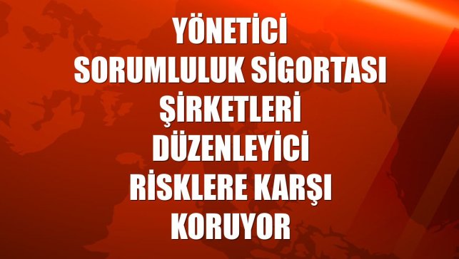 Yönetici sorumluluk sigortası şirketleri düzenleyici risklere karşı koruyor