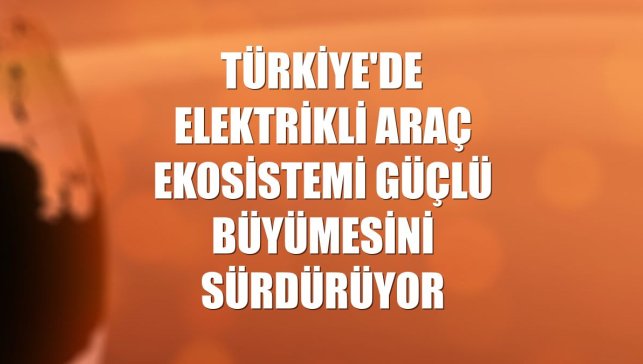 Türkiye'de elektrikli araç ekosistemi güçlü büyümesini sürdürüyor